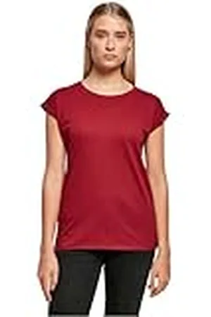 Build Your Brand Byild Your Brand dam dam utökad axel t-shirt