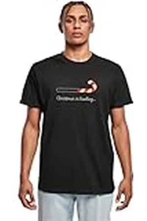 Merchcode Herr utan krage T-shirt, , M, , M