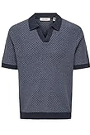 Only & Sons Onsadrian Life Reg 7 Ss Resort Polo Knit, , XL