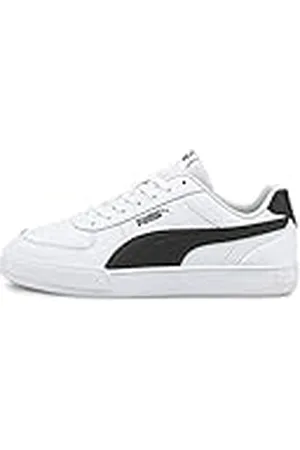 PUMA Unisex Caven Sneaker, - White Black Black - 42.5 EU