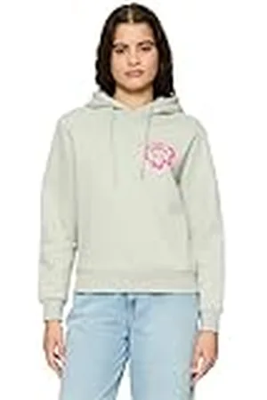 miss tee Huvtröja för kvinnor, Every Things Nice Hoody, avslappnad huvtröja med ryggtryck, normal passform, storlekar XS – 5XL, , L