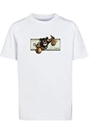 Mister Tee Unisex Barn Mtk250-Barn Money Bear T-Shirt, Vit, 134 cm, , 134 cm