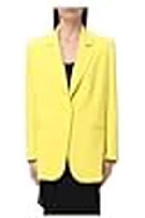 Pinko ESAGERAT Stretch Crepe jacka med Knapp, , 38