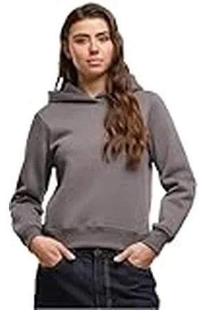 Urban classics Damhuvtröja regular hoodie, klassisk huvtröja för kvinnor, normal passform, storlekar XS-5XL, , 3XL