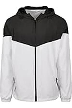 Build Your Brand Herrjacka, 2-Tone Tech Windrunner, Basic Män Windbreaker finns i många färger, storlekar XS – 5XL, , 4XL
