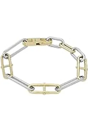 Fossil Armband för kvinnor Heritage, guldfärgat rostfritt stål, L: 190mm X B: 8,5mm, JF04349998