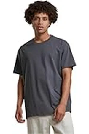 Build Your Brand Herr utan krage T-shirt, metallisk, XXL, , XXL