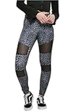 Urban classics Damleggings, tech mesh, AOP leggings, yogabyxor, snowleo, XL, , XL