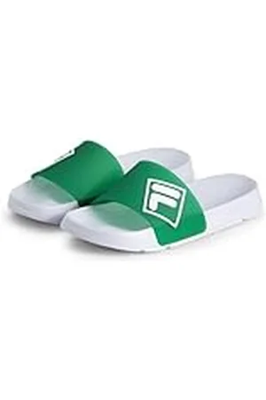 Fila Morro Bay LUGO Slide Sandal, Verdant Green-White, 45 EU, , 45 EU