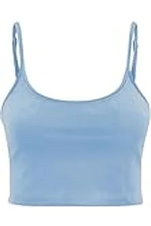 Urban classics Tanktop dam kort sammetstopp, kort damtopp, magfri, normal passform, , XL