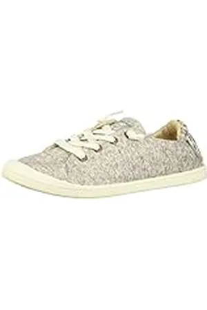 Roxy Womens Rory Slip on Shoe Sneaker, Heather Grey, 8 US