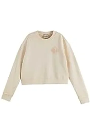 Scotch&Soda Front Back konstverk plagg färga lös passform sweatshirt, , L