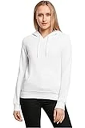 Build Your Brand Huvtröja för kvinnor av 100% ekologisk bomull för kvinnor, dam organic hoody sweatshirt i svart eller , storlekar XS – 5XL, , M