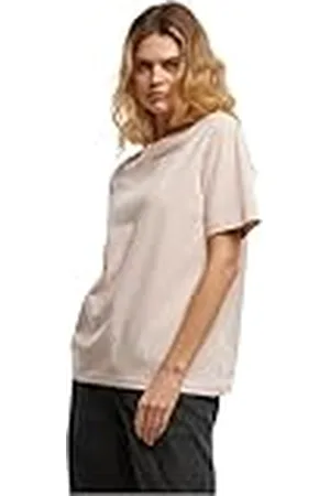 Build Your Brand Dam-t-shirt, Ladies Everyday t-shirt, avslappnad t-shirt för kvinnor i överdimensionerad look, bomull, storlekar XS – 5XL, , 5XL