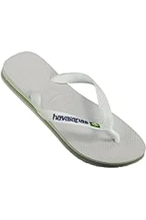 Havaianas Unisex Brasil-logo, wit, 2