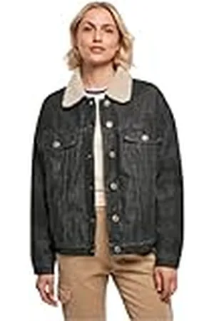 Urban classics Dam, oversized sherpa denimjacka, jacka, , M