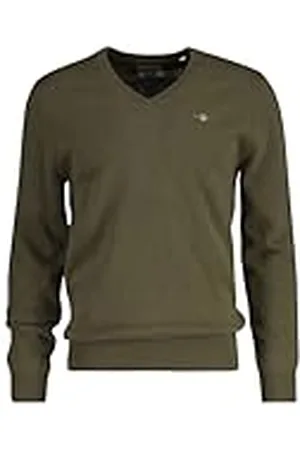 GANT Extrafine lammull V-hals, , L