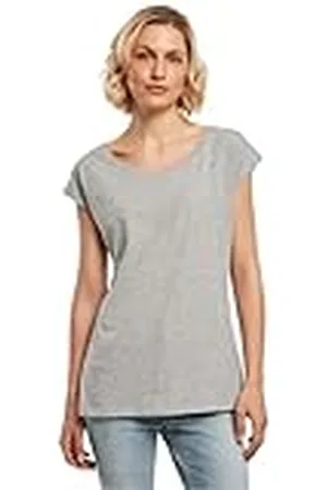 Build Your Brand Ladies Wide Neck Tee, fashionabel T-shirt för kvinnor av bomull finns i många färger, storlekar XS-5XL, , XS