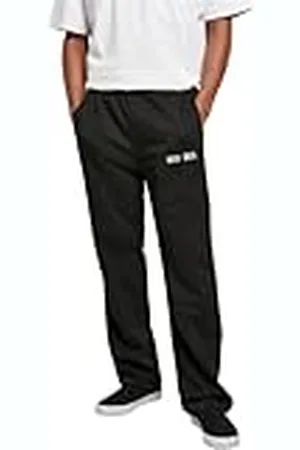 Urban classics Joggingbyxor för män, träningsbyxor, långa sportbyxor för män med kinesiskt bokstäver tryck, storlekar S–XXL, , XL