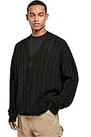 Urban classics Herr boxy cardigan tröjor, , XXL