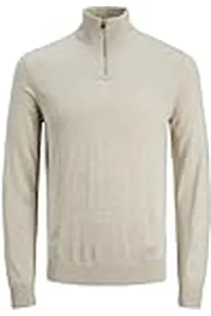 JACK & JONES Jjeemil stickad halv dragkedja Noos stickad tröja, , XXL