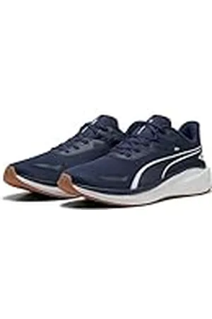 PUMA Unisex Skyrocket LITE Road Running Shoe, Marinvit, 40 EU, Navy vit, 46 EU