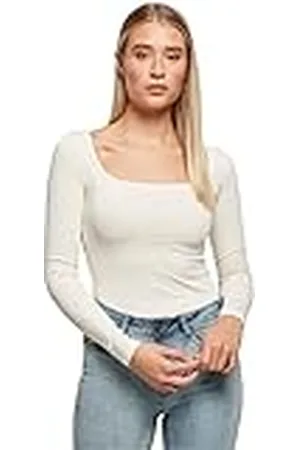 Urban classics Dam ekologisk långärmad kropp T-shirt, , 5XL