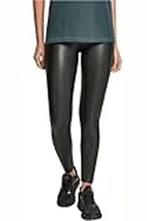 Urban classics Damleggings dam konstläder hög midja leggings 2-pack XL, , XL