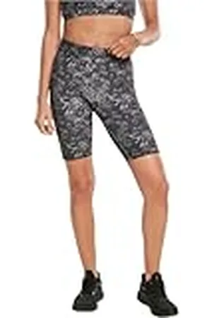 Urban classics Cykelbyxor, dam, dam, hög midja, camo tech cykelshorts, knälånga leggings för kvinnor i många färger, storlekar XS – 5XL, , 4XL smal