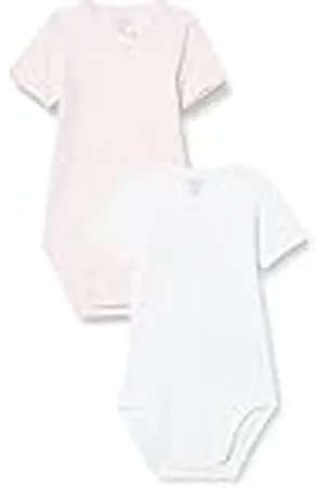 chicco Set med 2 öppen axel kortärmad bodysuit för flickor, , 3 anni
