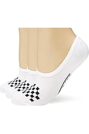Vans Damstrumpor, Vit (vit-svart Yb), one size