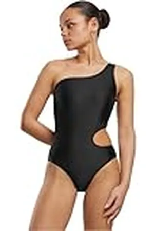 Urban classics Dam asymmetrisk klippt ut baddräkt bikini, , L