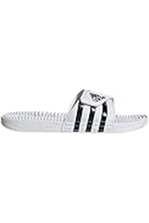 adidas Unisex - Vuxen Adissage Slides, Cloud White/Core Black/Cloud White, 40.5 EU