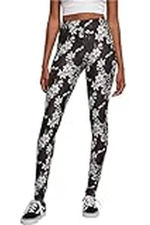Urban classics Dam Yogabyxor Dam mjuka Aop leggings, , XXL
