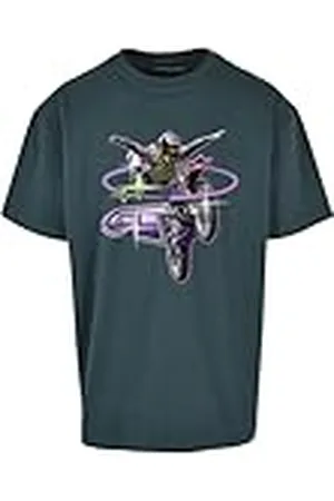 Mister Tee Unisex t-shirt Moto GT oversize Tee Bottlegreen XL, , XL