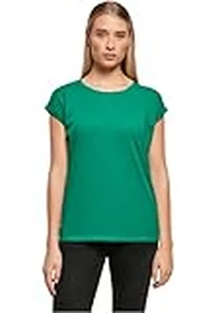 Build Your Brand Damer förlängd axel t-shirt, Forest Green, XL