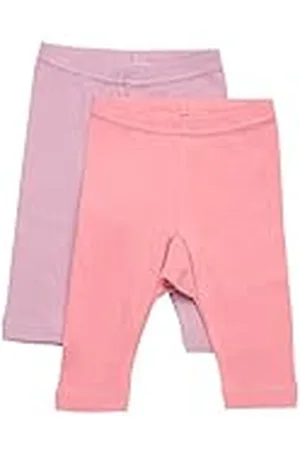 Pippi Leggings w.AOP (2-pack), Dusty Rose 104 unisex barn, Dammig ros, 104