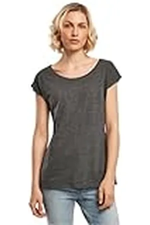 Build Your Brand Ladies Wide Neck Tee, fashionabel T-shirt för kvinnor av bomull finns i många färger, storlekar XS-5XL, , XL