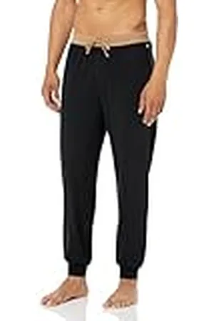 HUGO BOSS Herr balans mjuk bomull cuffed lounge pants sweatpants, , XXL