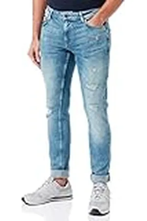 Only & Sons Herr Onsloom Slim Lime Wash Fg 2203 jeans, , W34 (förpackning med 2)