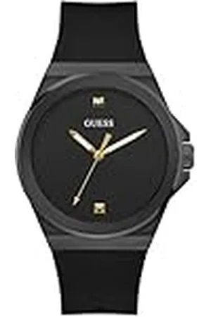 Guess BR BLK CS W/BR BLK TR/SUN BLK DMND DL/BLK SMTH SILIKONSTRP