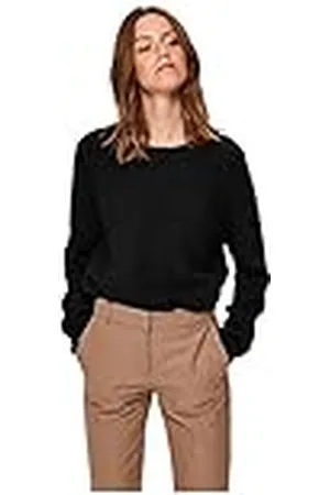 SELECTED Slflulu Ls Knit O-Neck Noos tröja för kvinnor, , XS