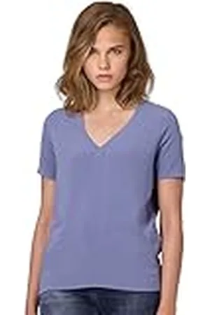 ONLY Onlmerle V-ringad Ss DNM T-shirt för kvinnor, , XS