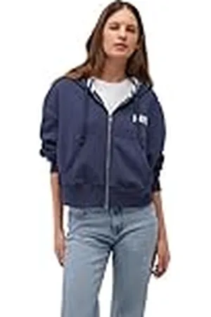 Mavi Damsweatshirt, med full dragkedja, Mood Indigo, M, , M