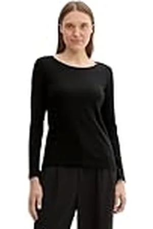 TOM TAILOR Långärmad T-shirt för kvinnor, , 3XL
