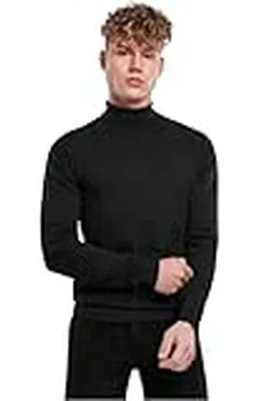 Urban classics Herr basic turtleneck tröja sweatshirts, , S