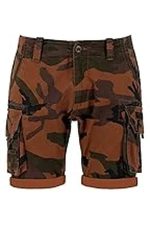 Alpha Industries Crew Short Camo för män Burned