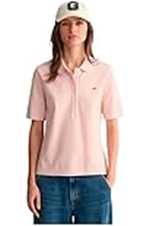 GANT Slim Shield Ss Pique pikétröja för damer, , XS