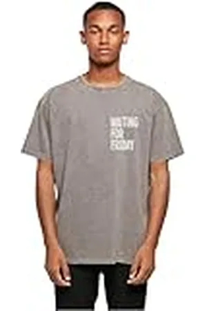 Mister Tee Waiting for Friday Acid tvättad tung oversize te, , XL plus size tall