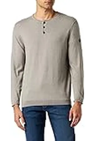 Camel Active Herr 409575/1K01 tröja, Stone Gray, S, , S